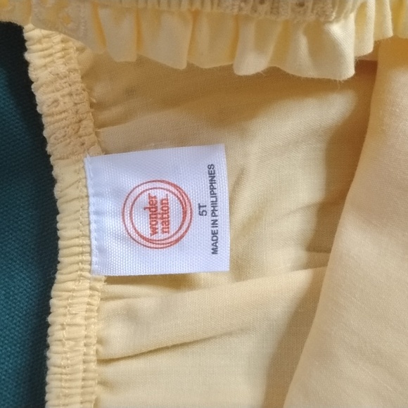 Wonder Nation Yellow Ruffle Dress - Picture 4 of 6